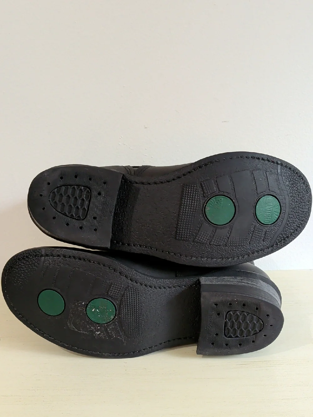 Frye Black Leather Moto Boots With Silver Buckles Size 9 Women's - Picture 9 of 12